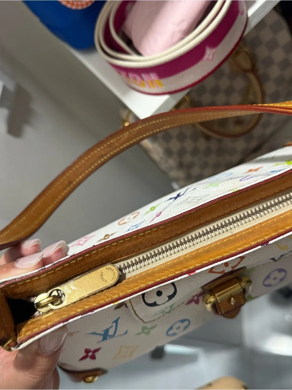 Louis Vuitton x Takashi Murakami vintage 2006 collection Eliza Shoulder bag